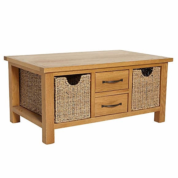Sidmouth Oak Coffee Table Light Brown / Natural – image 3