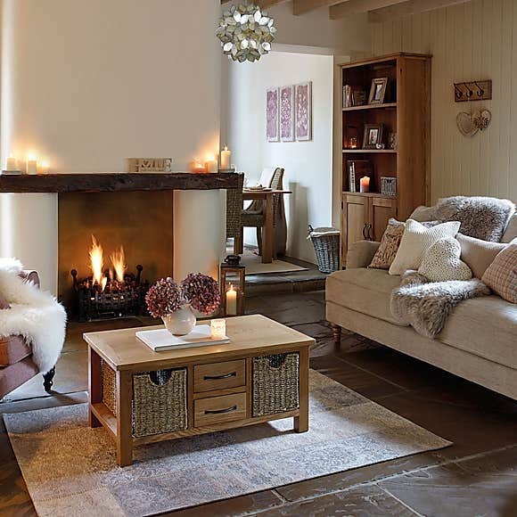 Sidmouth Oak Coffee Table Light Brown / Natural – image 5
