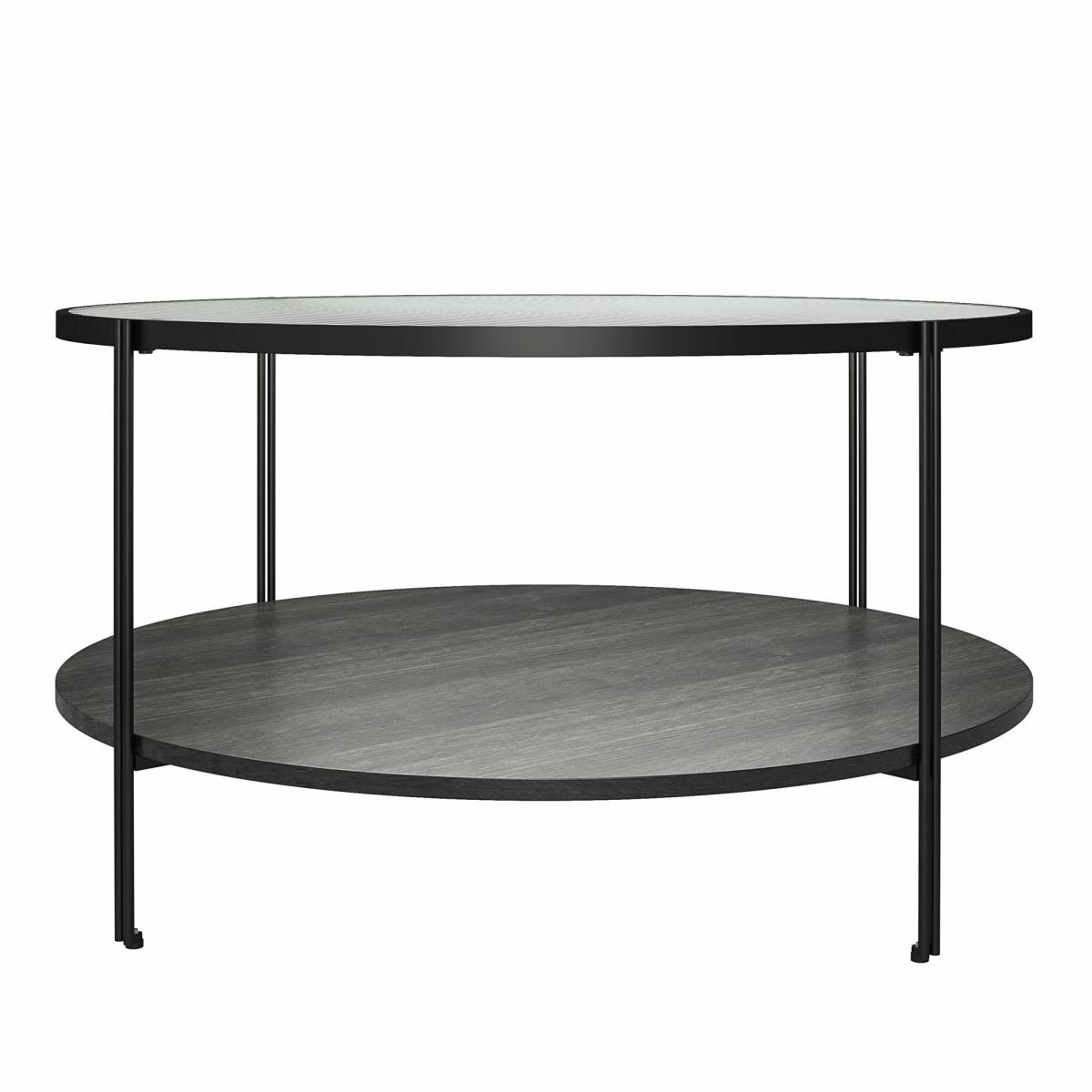 Queer Eye Wainwright Round Coffee Table, Black Oak Black – image 3