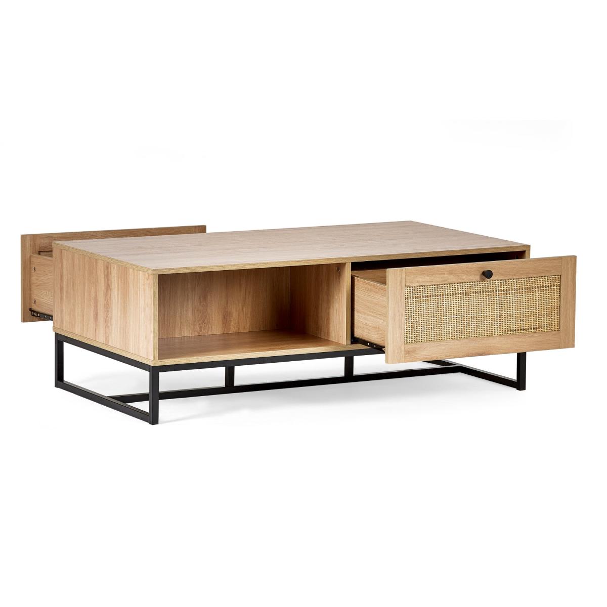 Hollis Oak Coffee Table Oak – image 4