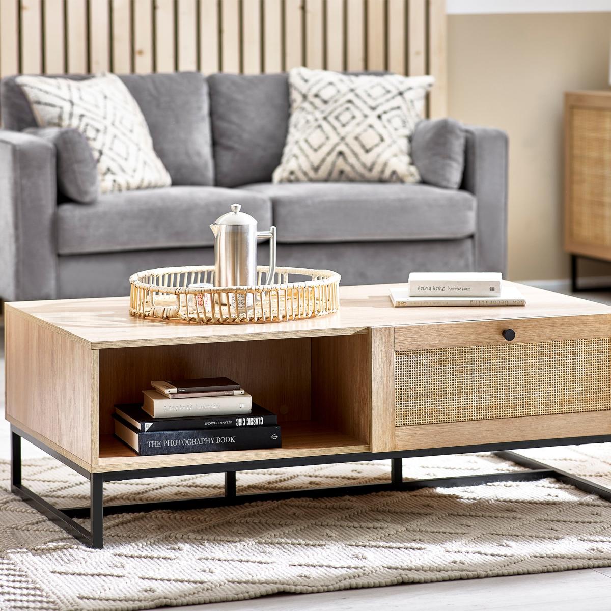 Hollis Oak Coffee Table Oak – image 1