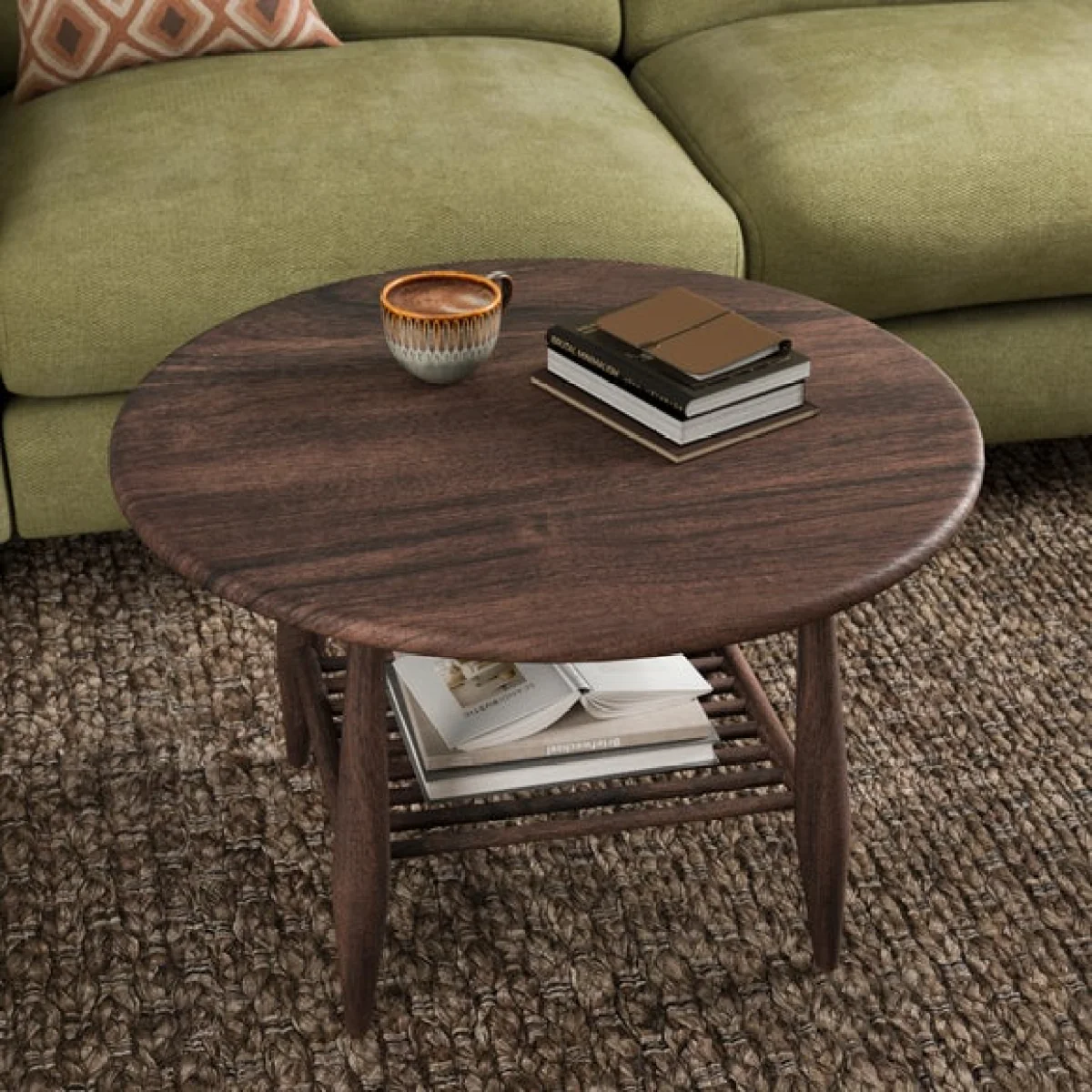 Haider Coffee Table, Acacia Wood – image 2