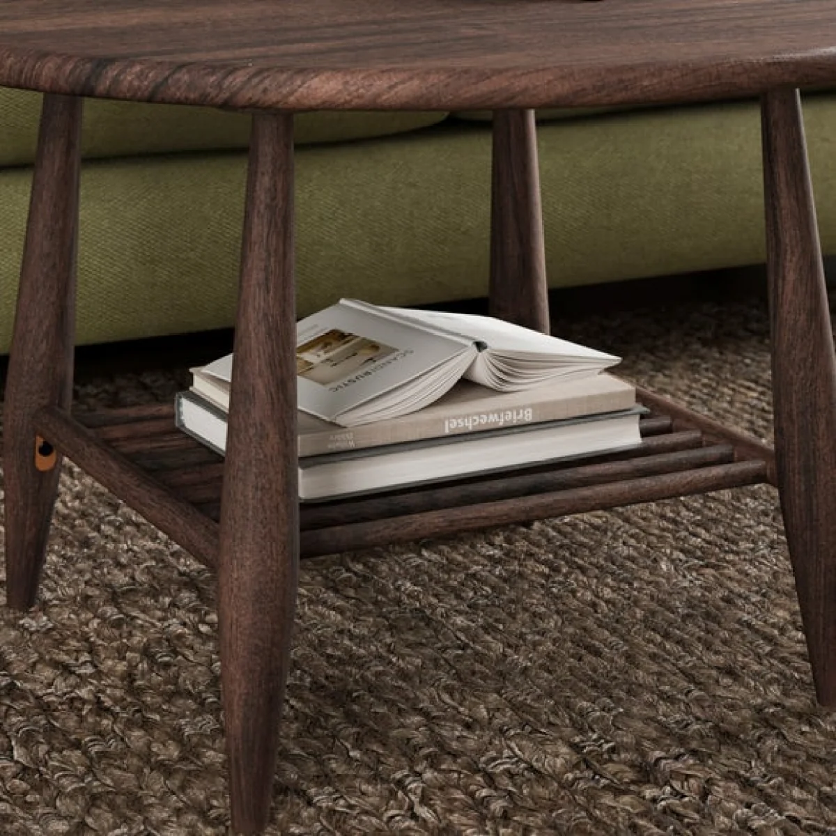 Haider Coffee Table, Acacia Wood – image 3