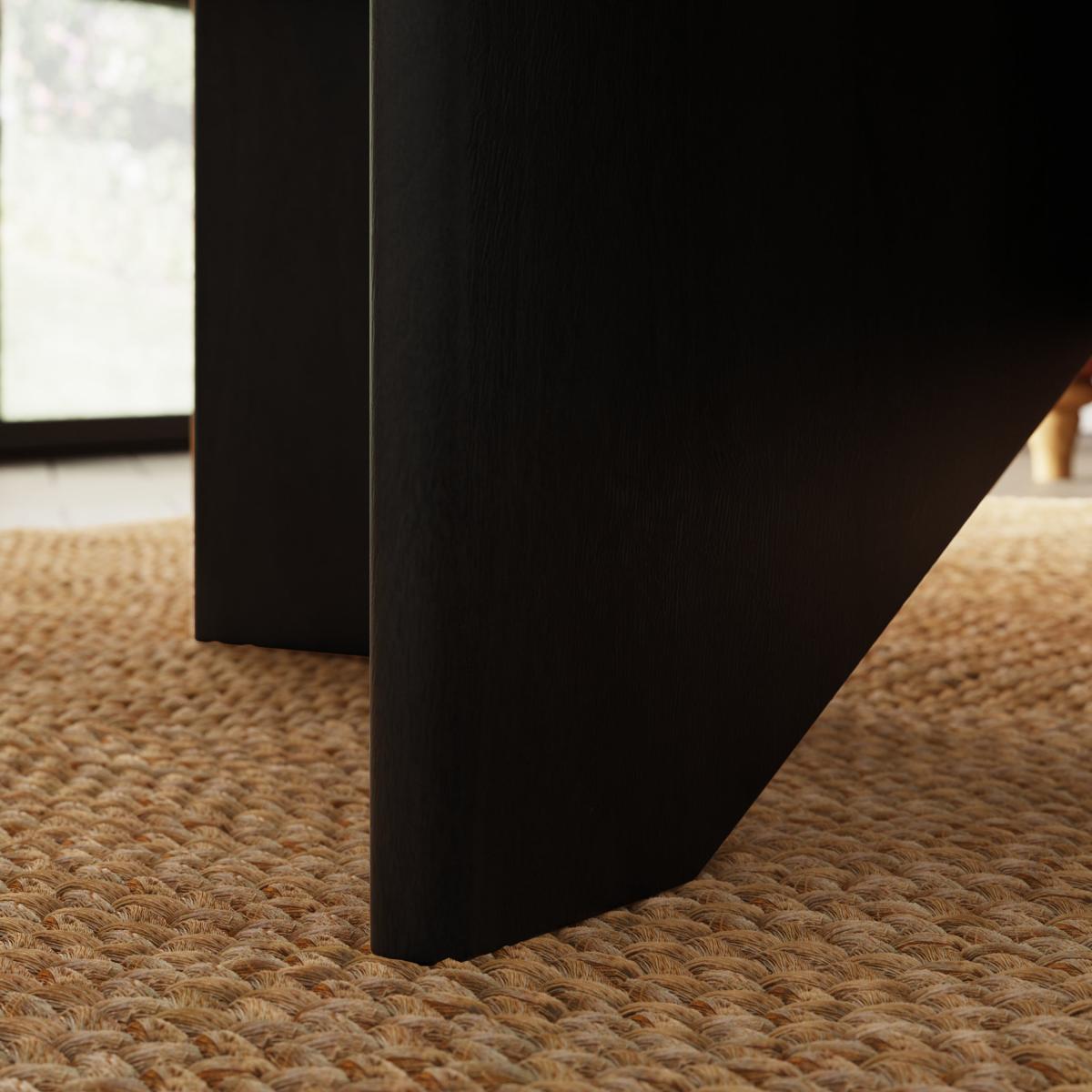 Kalpen Coffee Table, Mango Wood Black – image 4