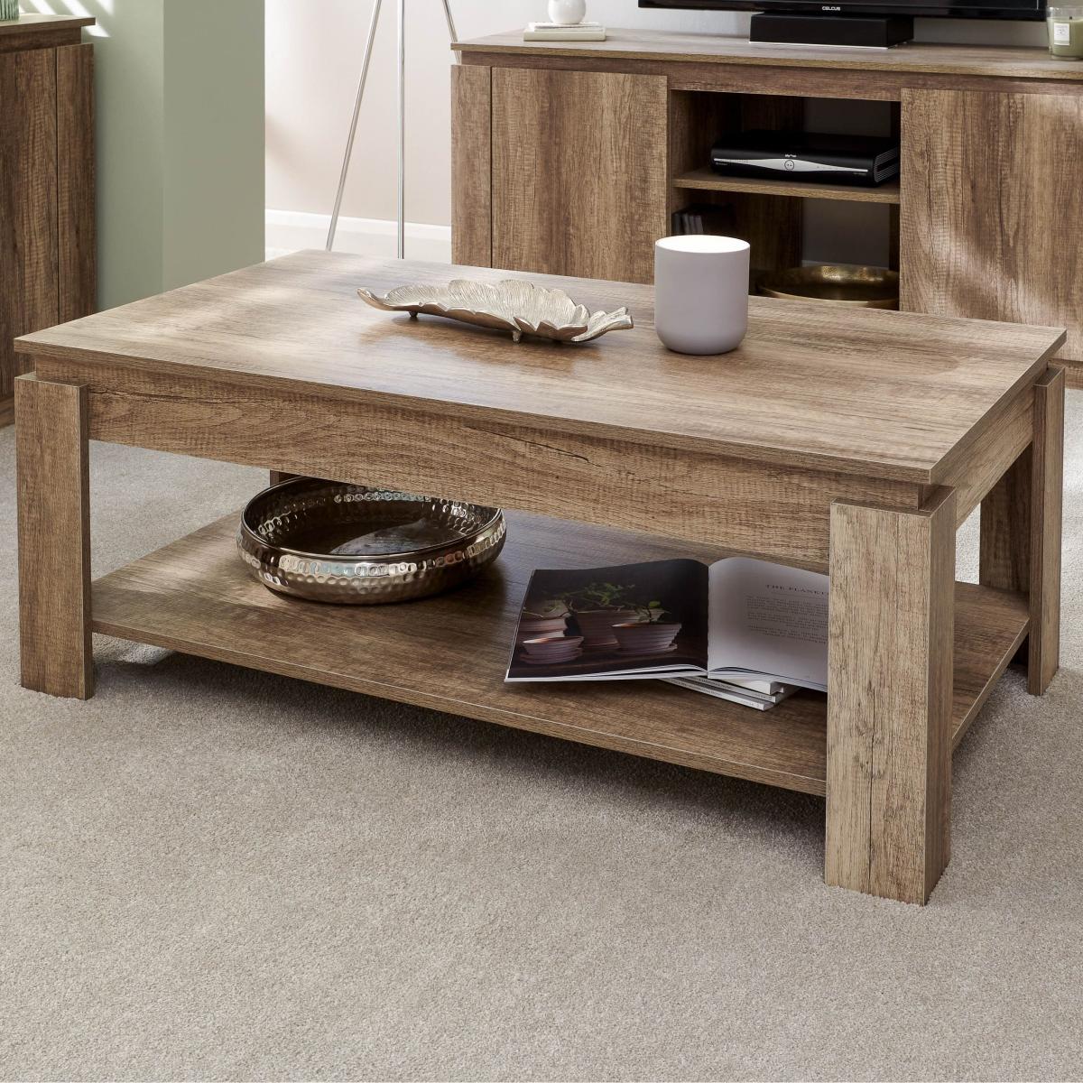 Return - Canyon Coffee Table, Oak – image 2