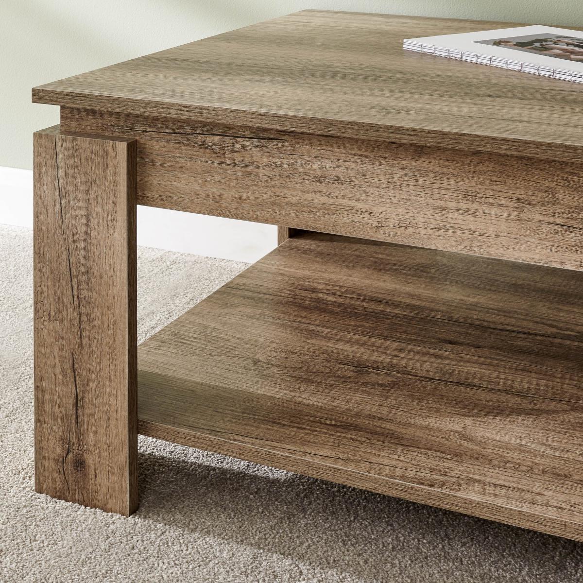 Return - Canyon Coffee Table, Oak – image 3