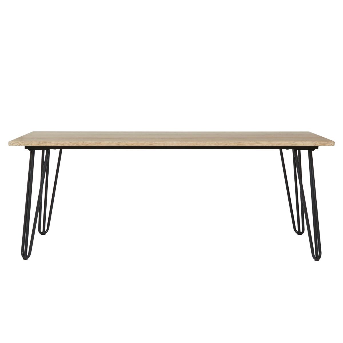 Bella Hairpin Leg Coffee Table Brown – image 3