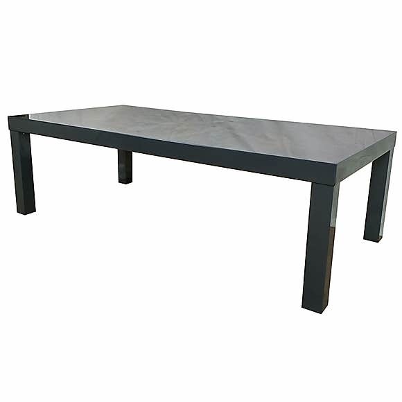 Puro High Gloss Wooden Charcoal Coffee Table Grey – image 2