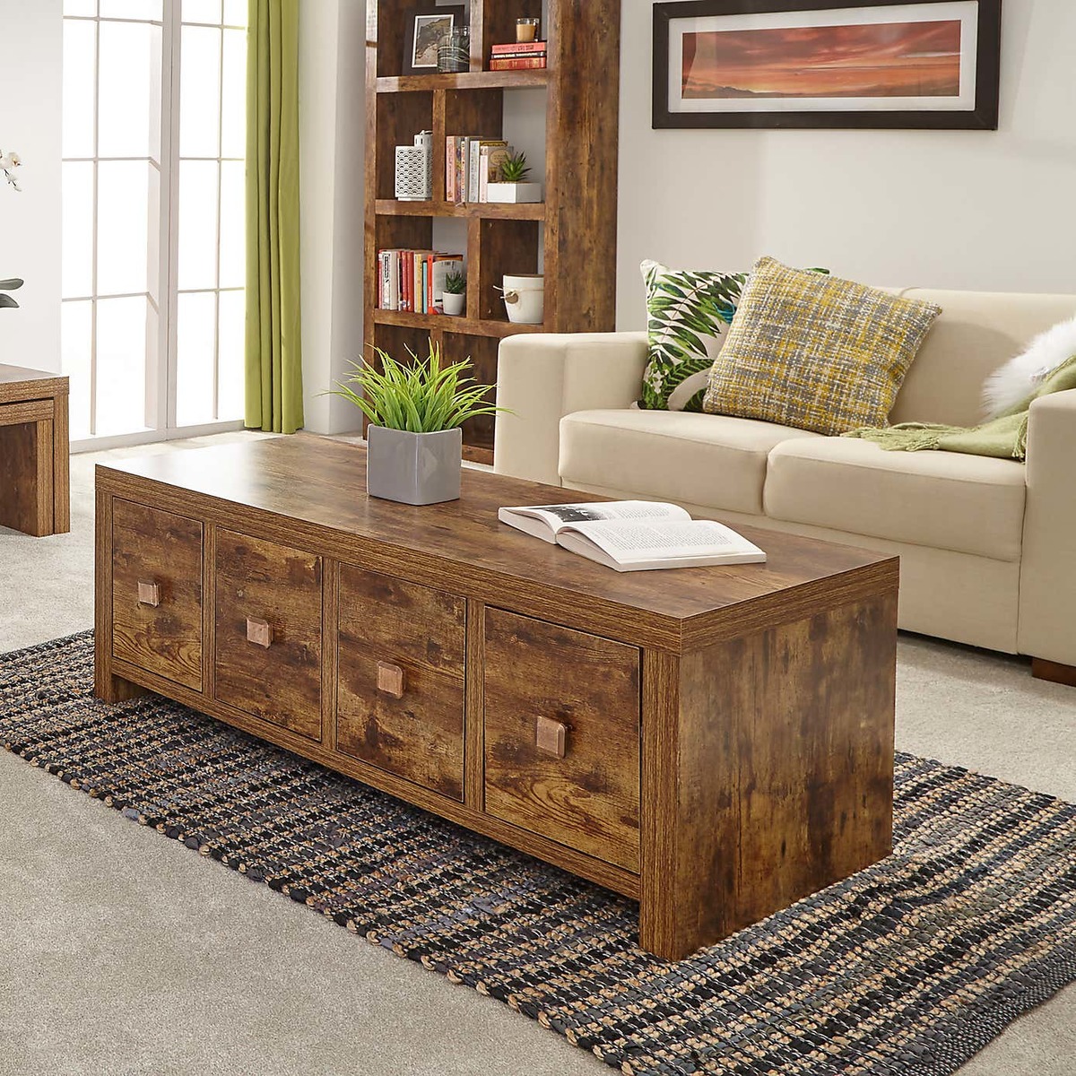 Jakarta Coffee Table Dark Wood (Brown) – image 2