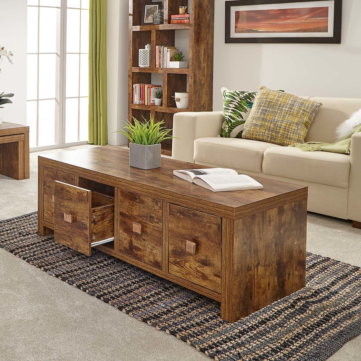 Jakarta Coffee Table Dark Wood (Brown) – image 3