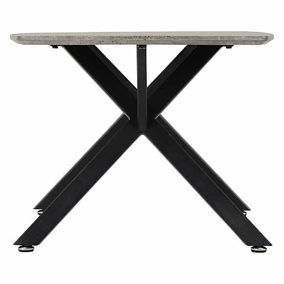 Athens Oval Coffee Table Grey – image 3
