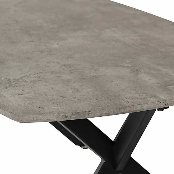 Athens Oval Coffee Table Grey – image 4