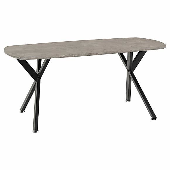 Athens Oval Coffee Table Grey – image 6