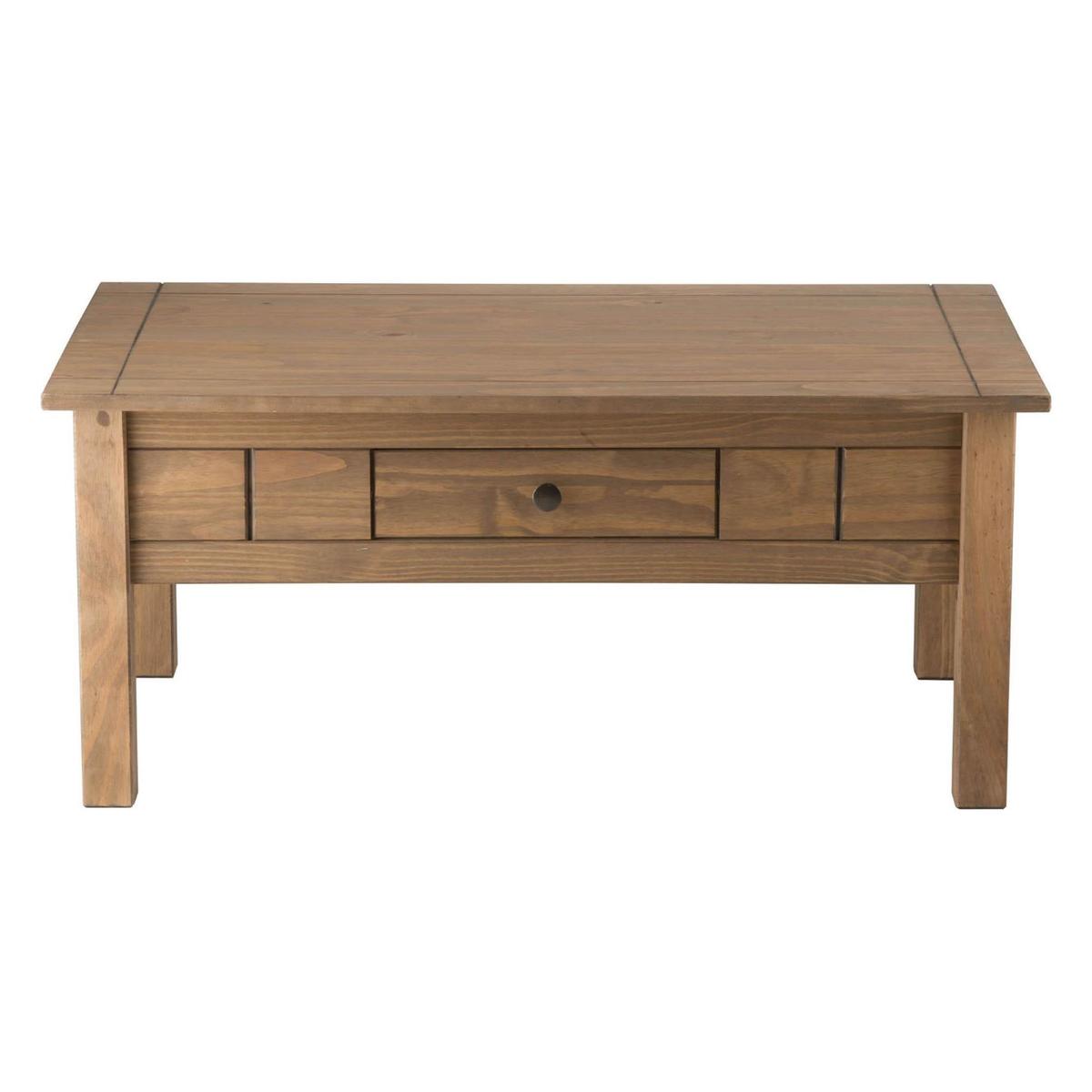 Santiago Pine Coffee Table Natural – image 1