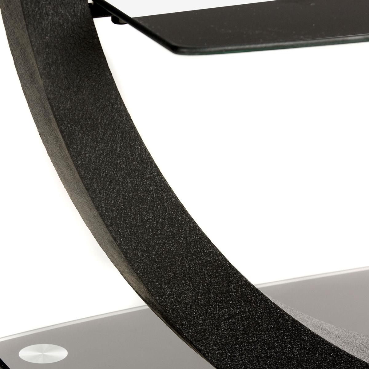 Henrietta Glass Coffee Table Black – image 3