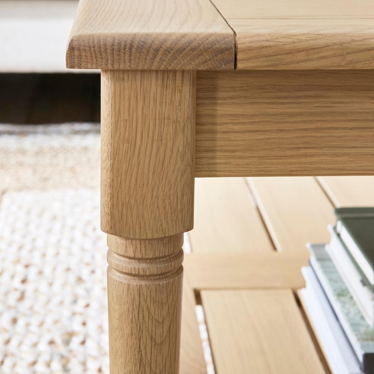 Churchgate Walcote Square Coffee Table, Oak Oak – image 3
