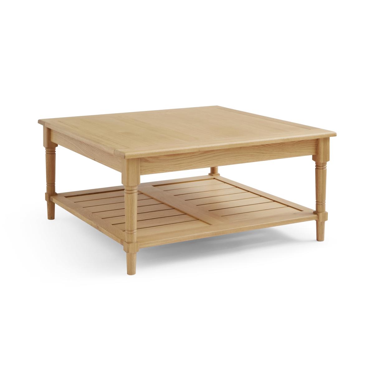 Churchgate Walcote Square Coffee Table, Oak Oak – image 5