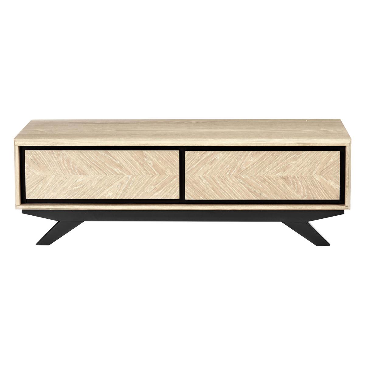 Velodrome Coffee Table with Drawers - Brown - By Furniture Village – image 2