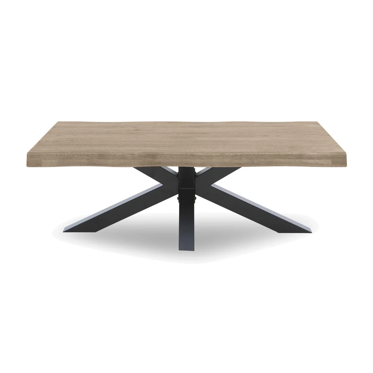 Bodahl - Njord Raw Edge Coffee Table with Metal Star Base - Vintage Grey – image 1