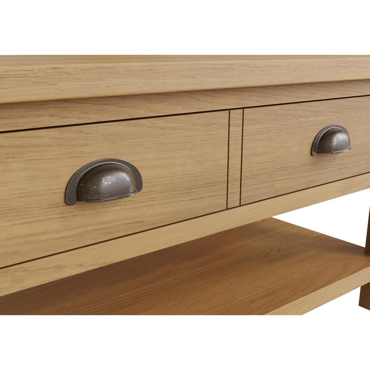 Carson Oak Coffee Table – image 4