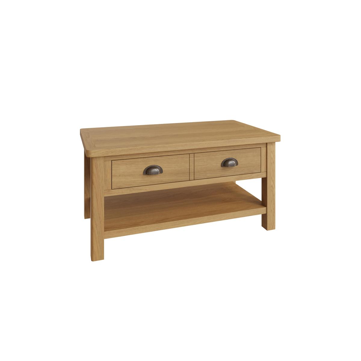 Carson Oak Coffee Table – image 6