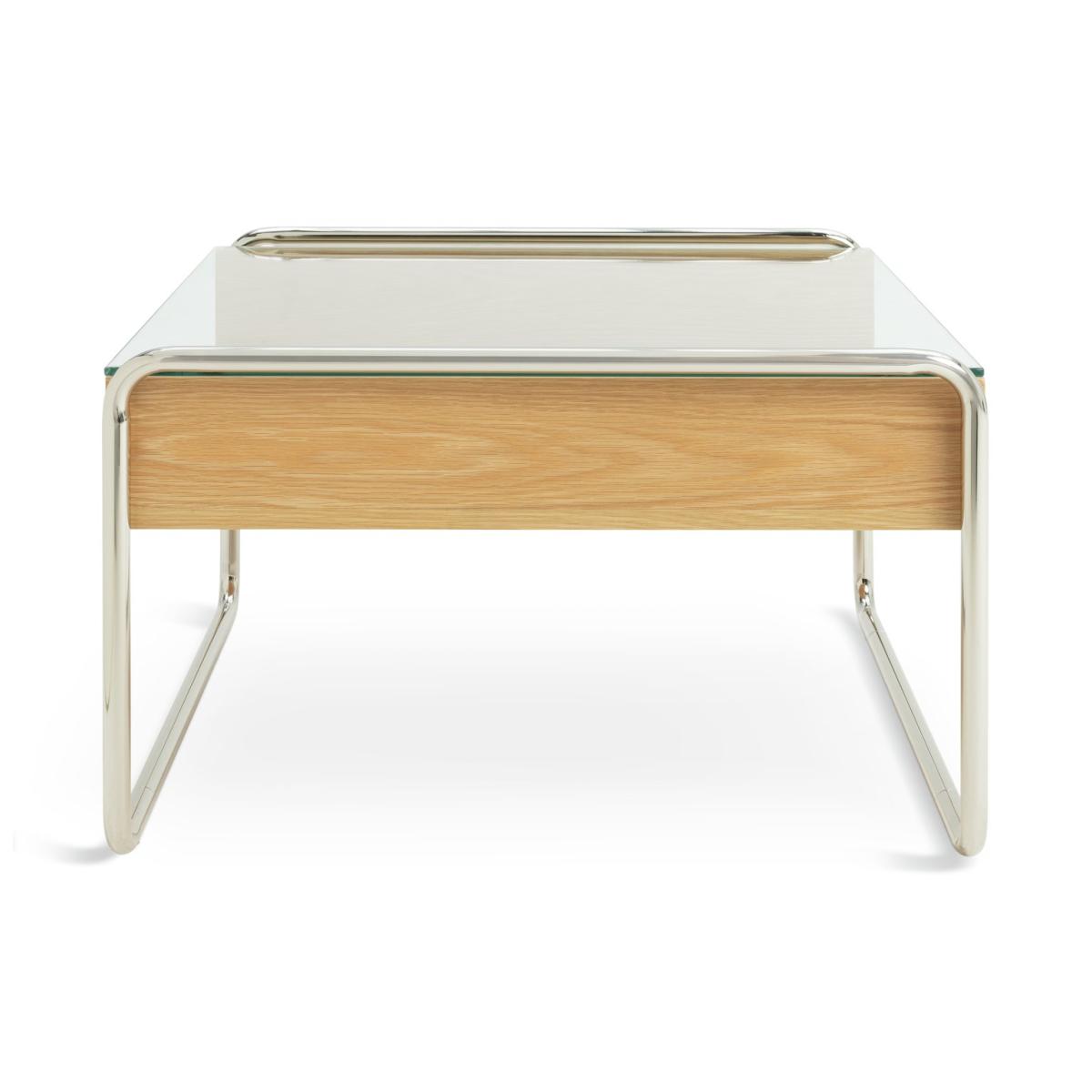Habitat 60 Acciaio Oak and Glass Coffee Table | Flitch