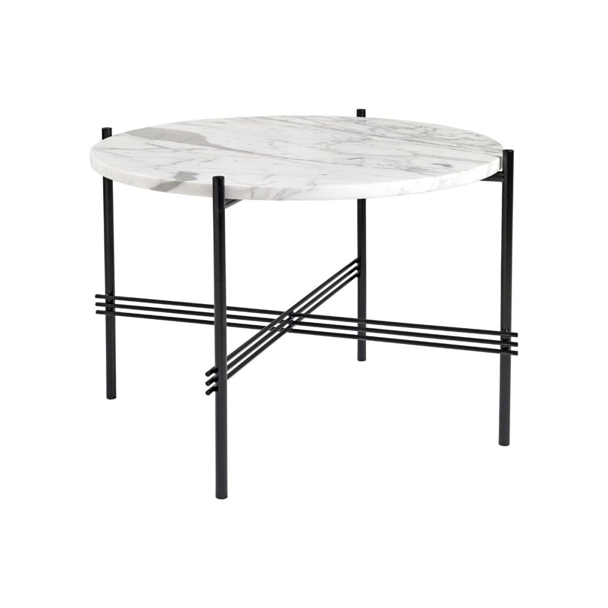 Gubi TS Coffee Table Medium in White Carrara Marble – image 2