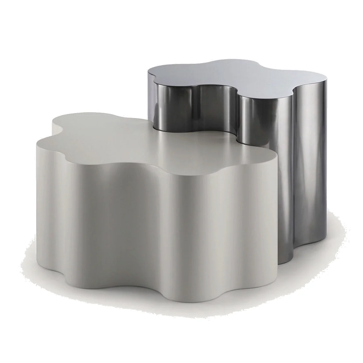 Saba Italia Teatro Magico Low Table Set Quartz Grey & Silk Grey – image 1