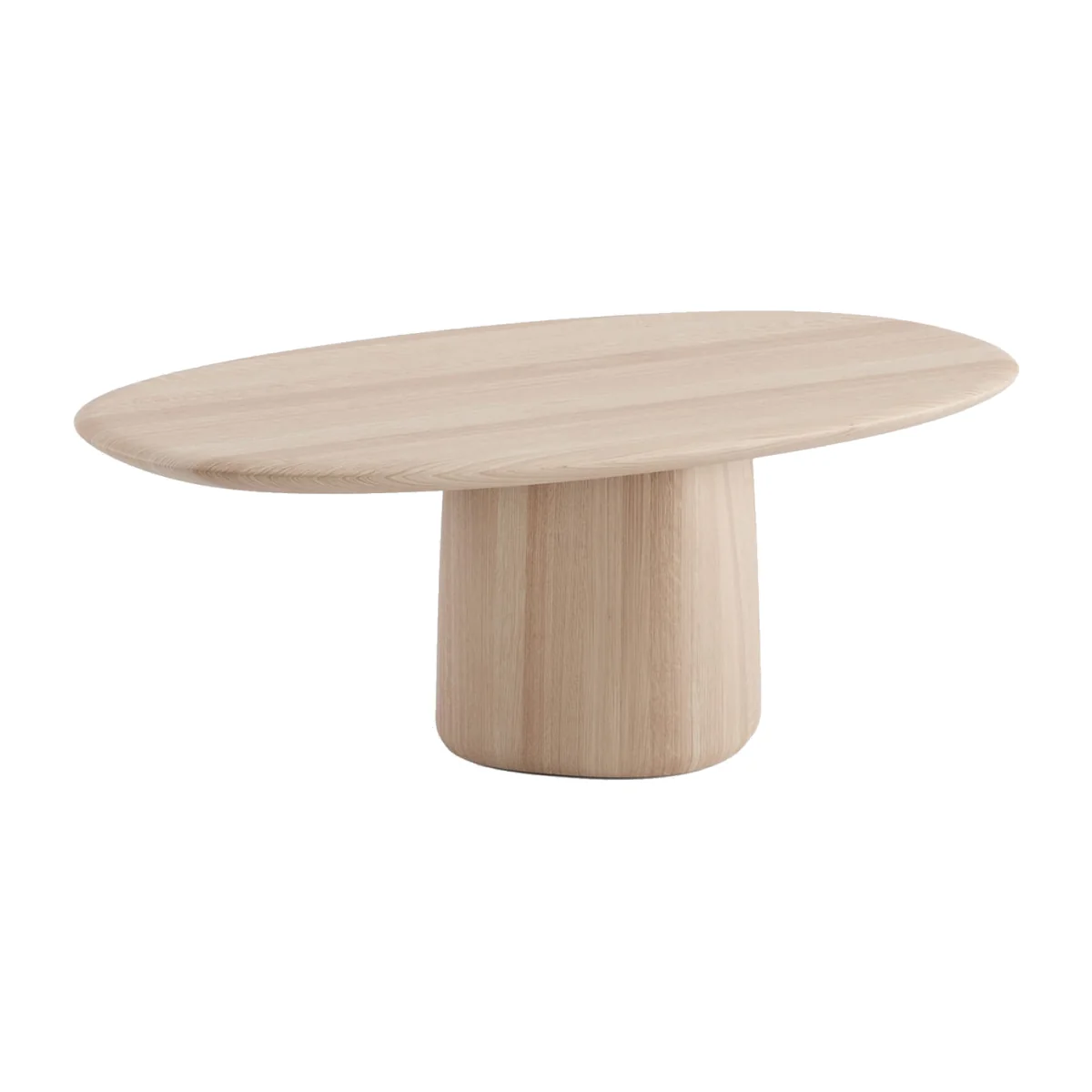 Heal's Column Oval Coffee Table Oak