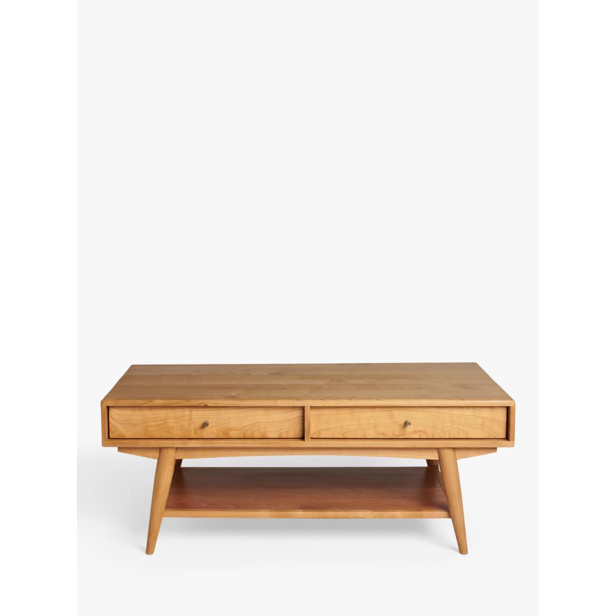 John Lewis Wycombe 2 Drawer Storage Coffee Table, Cherrywood – image 3