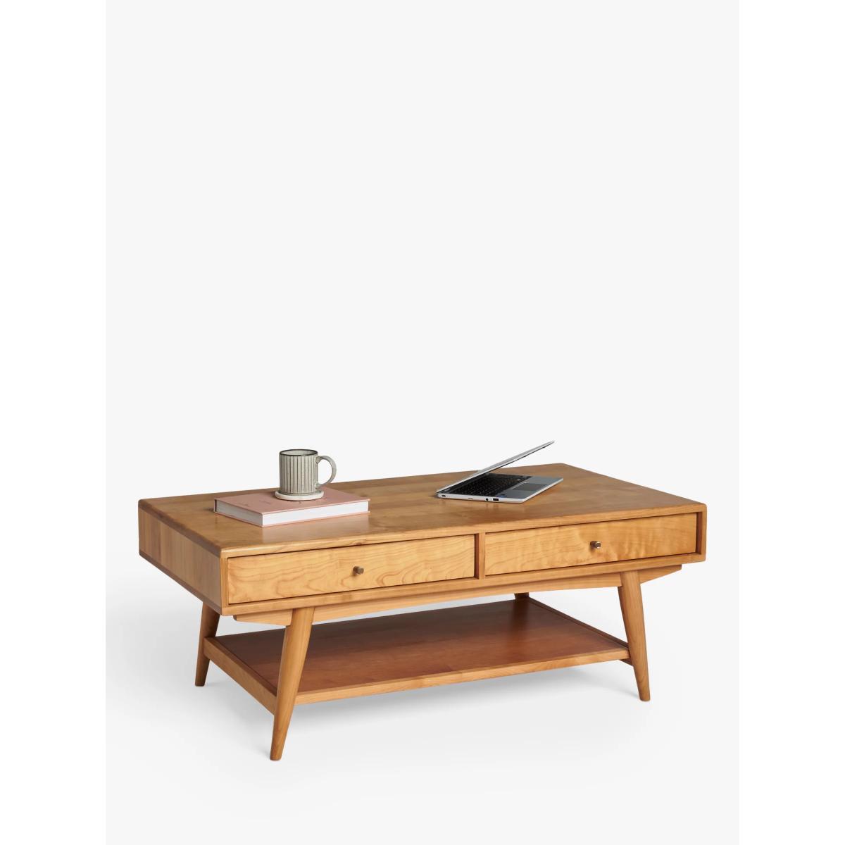 John Lewis Wycombe 2 Drawer Storage Coffee Table, Cherrywood – image 5