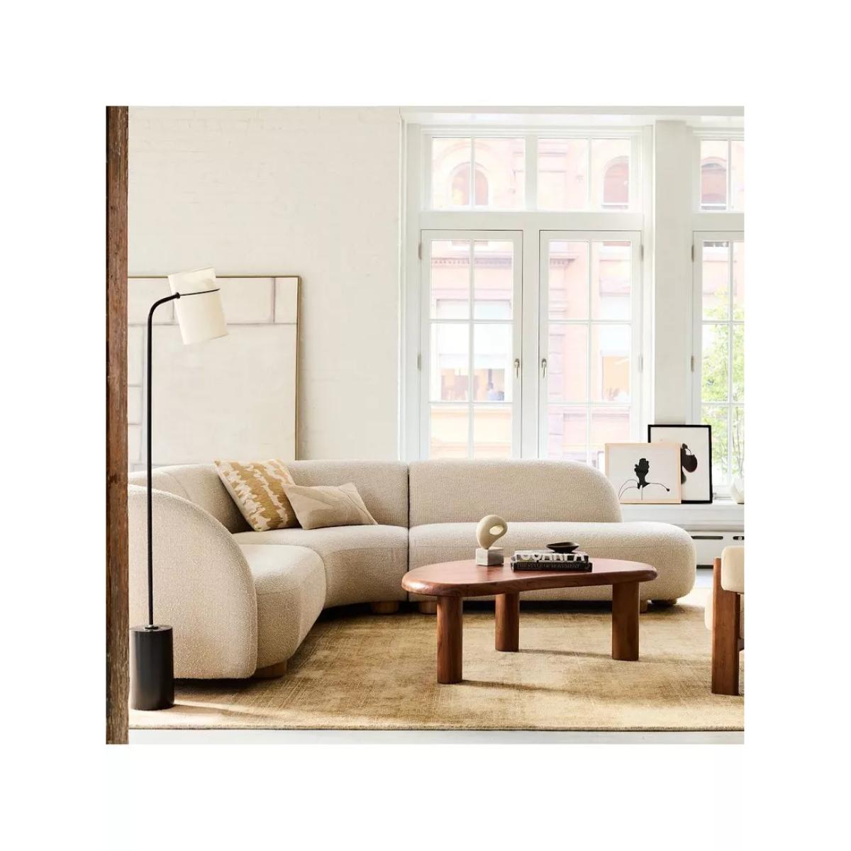 west elm Cannellini Acacia Wood Coffee Table, Cool Walnut – image 4