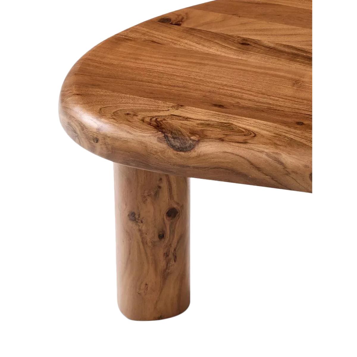 west elm Cannellini Acacia Wood Coffee Table, Cool Walnut – image 6