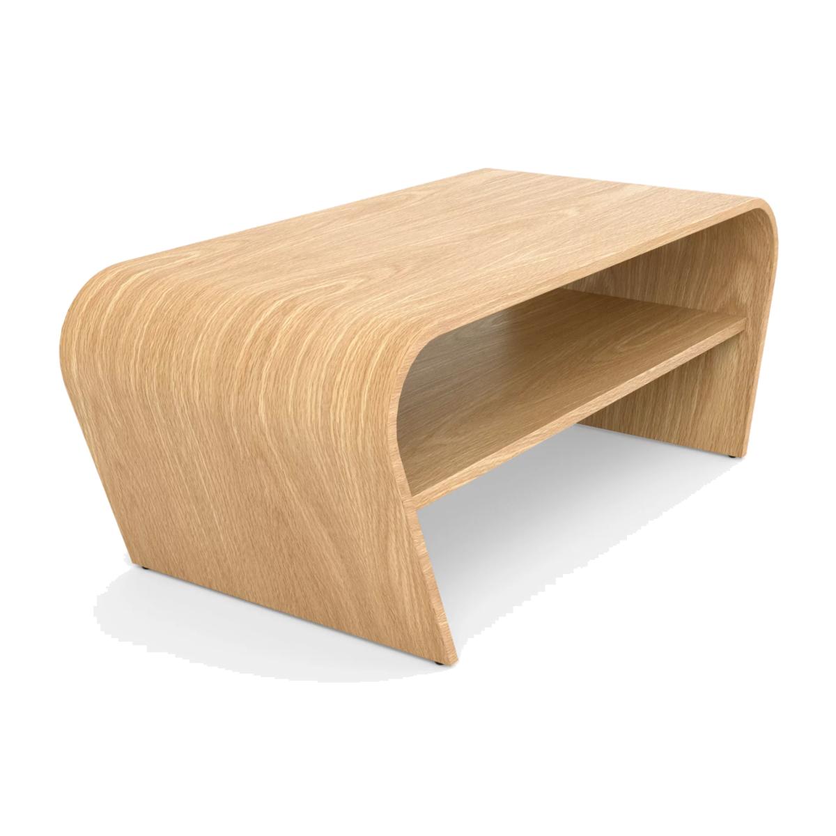 Tom Schneider Taper Coffee Table, Oak – image 1
