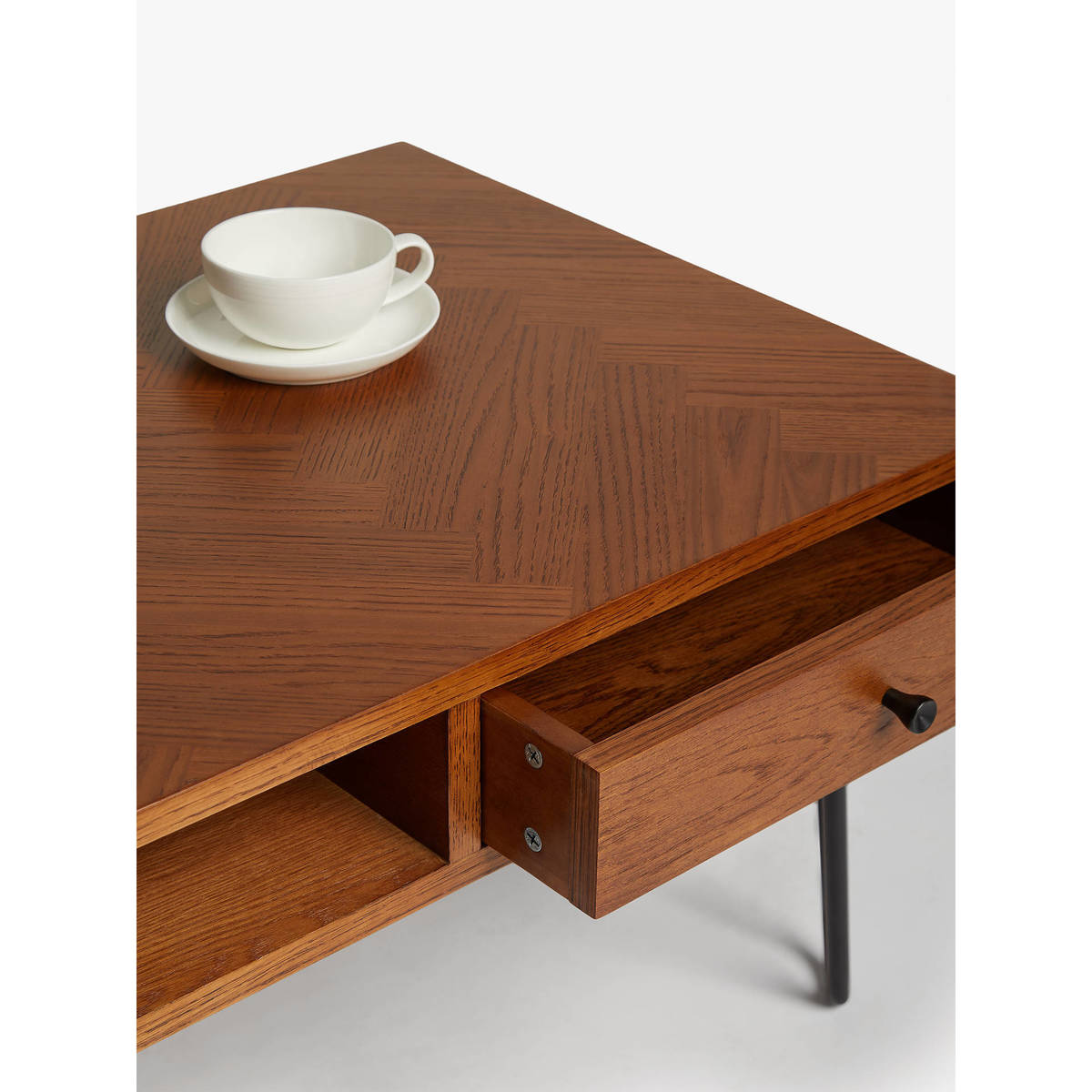John Lewis & Partners Hairpin Coffee Table, Dark Oak – image 3