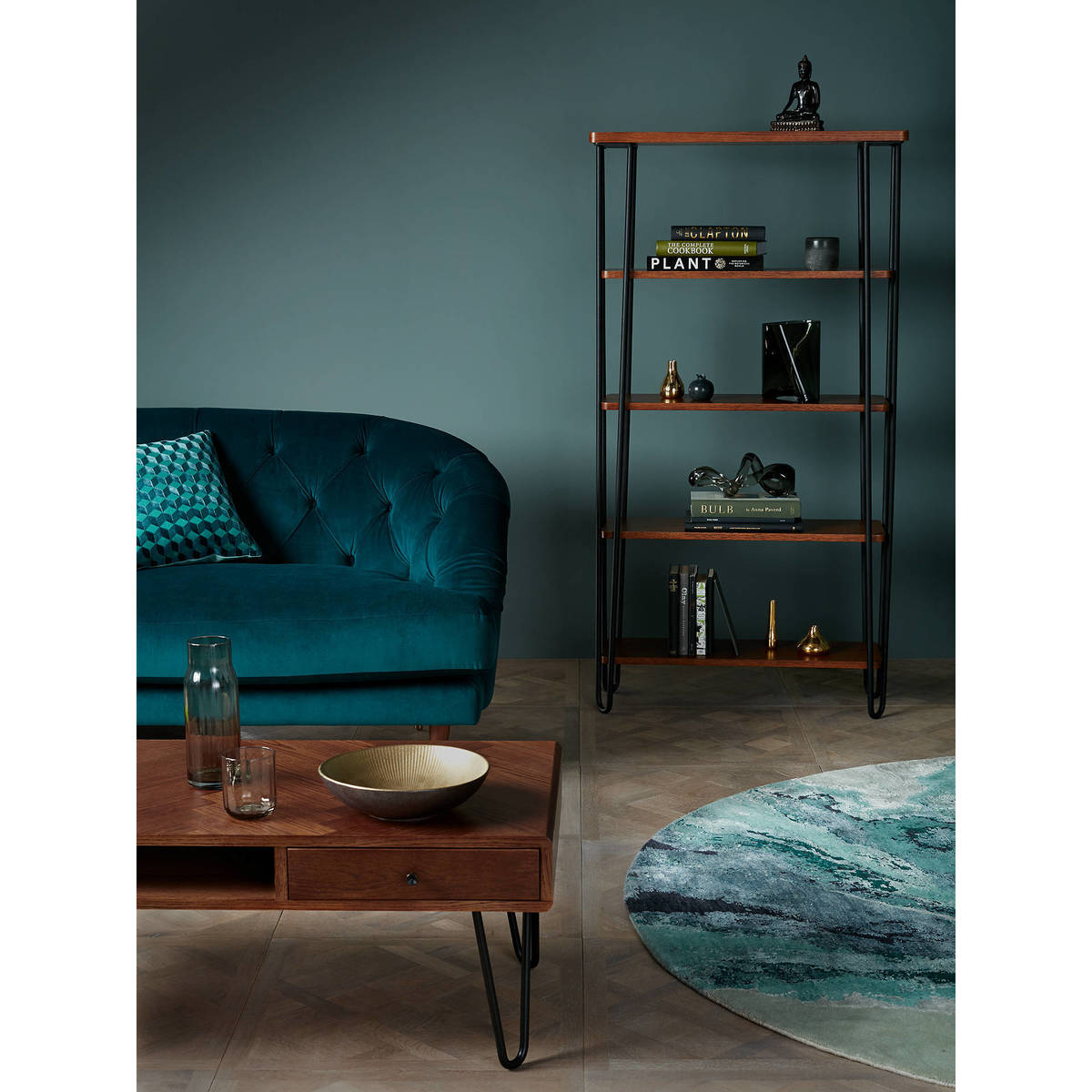 John Lewis & Partners Hairpin Coffee Table, Dark Oak – image 4