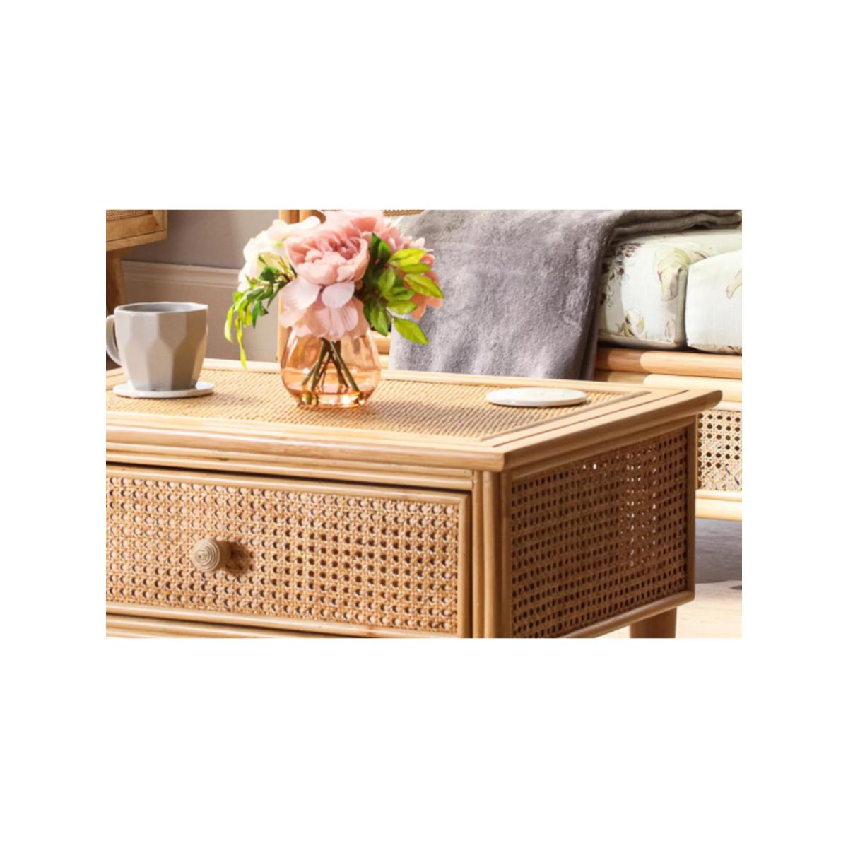 Desser Chester Rattan Coffee Table, Natural – image 7