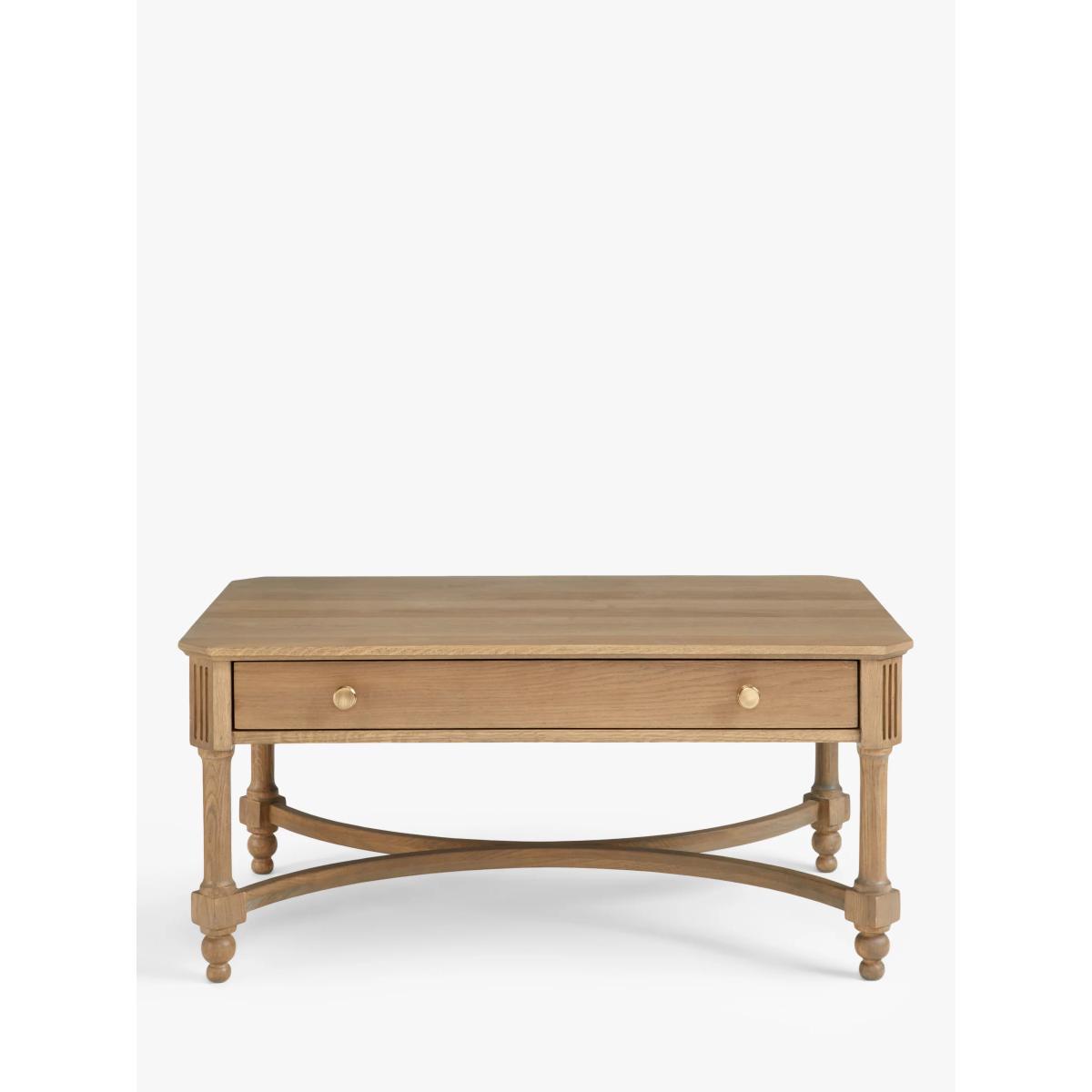 John Lewis Clemence Storage Coffee Table, Greyed Oak – image 2