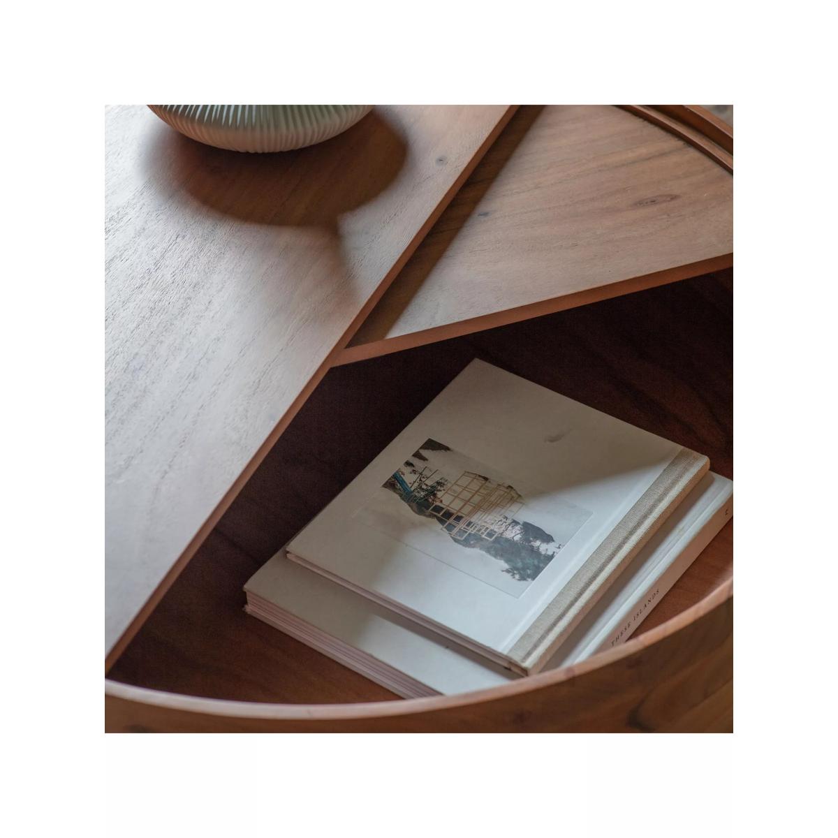 Gallery Direct Rimini Storage Coffee Table, Acacia – image 2