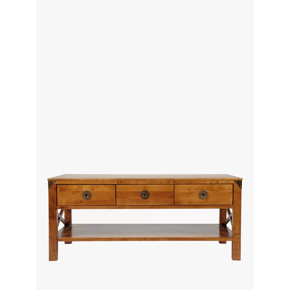 Laura Ashley Balmoral 3 Drawer Coffee Table, Honey – image 2