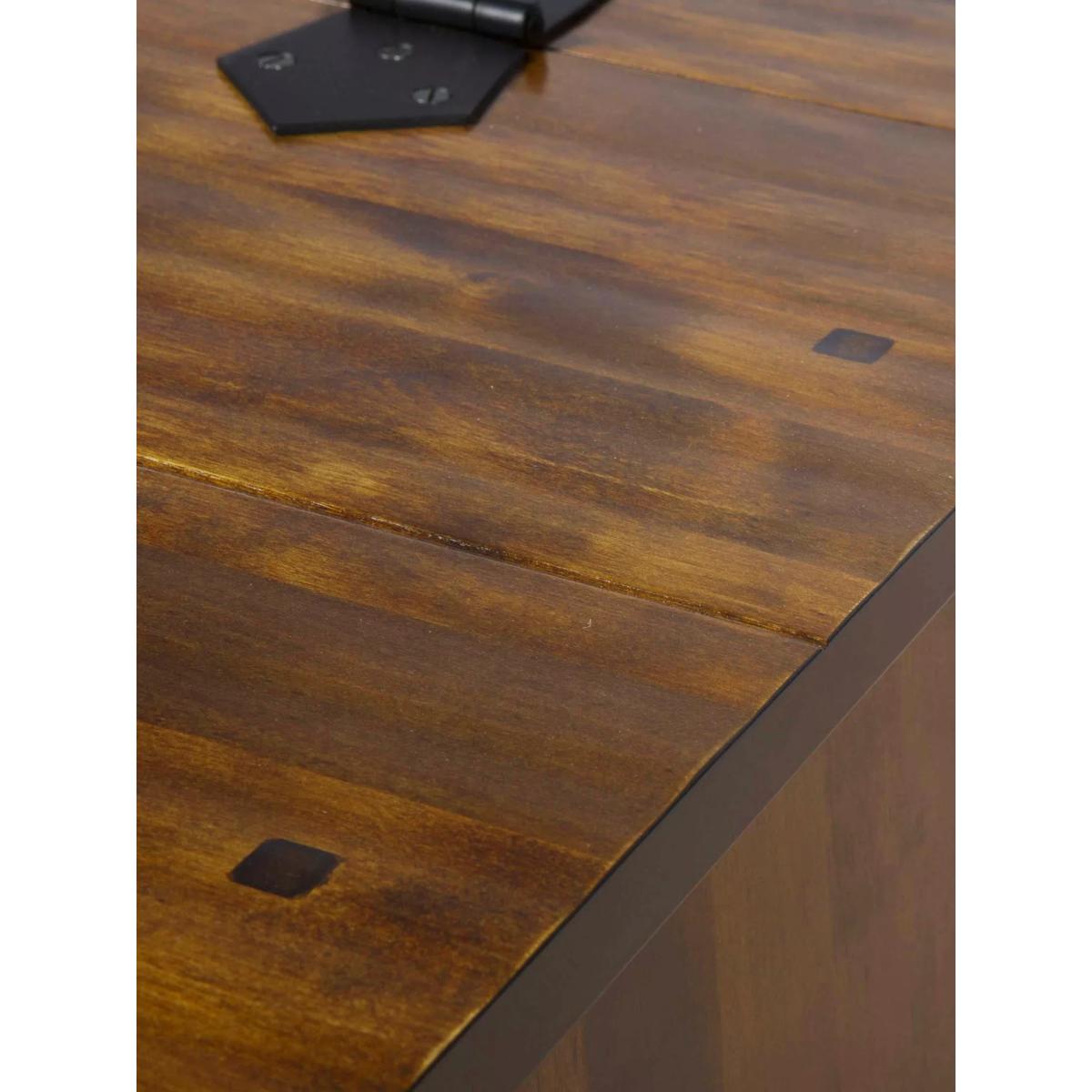 Laura Ashley Garrat 9 Drawer Coffee Table, Chestnut Brown – image 4