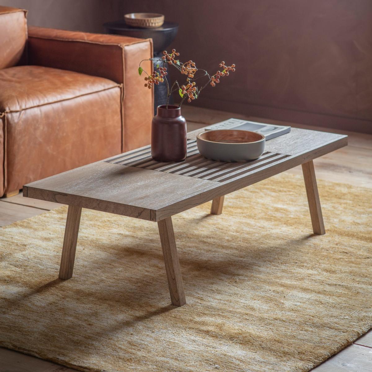 Kyoto 135cm Rectangle Mindy Ash Coffee Table – image 1