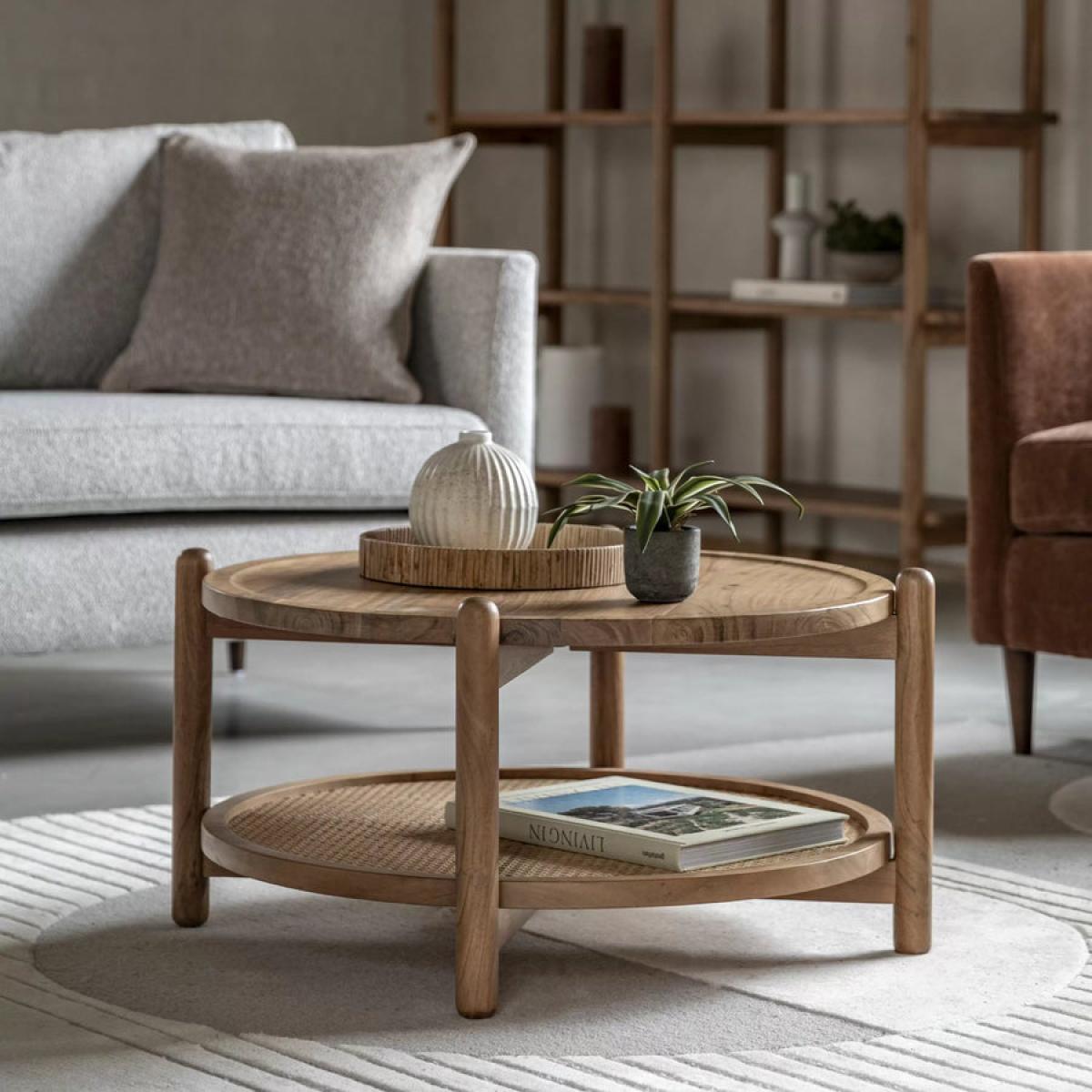 Celeste Acacia Coffee Table - Natural – image 2
