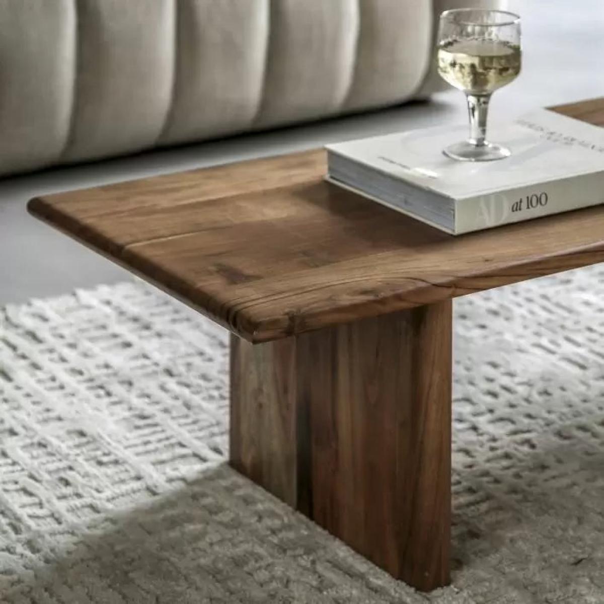 Borden Acacia Coffee Table - Natural – image 3