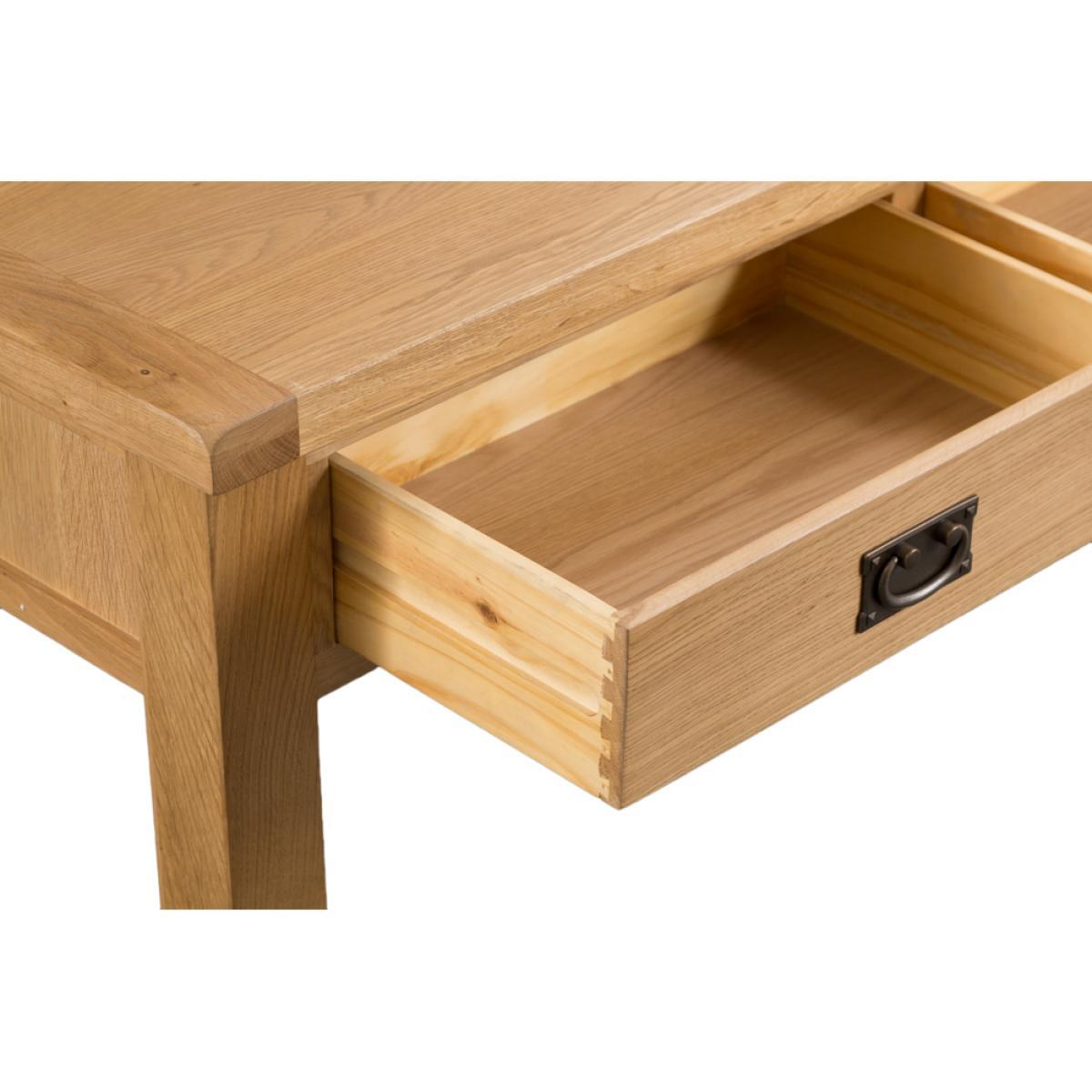 Carrabba 120cm Rectangle Oak Coffee Table – image 2
