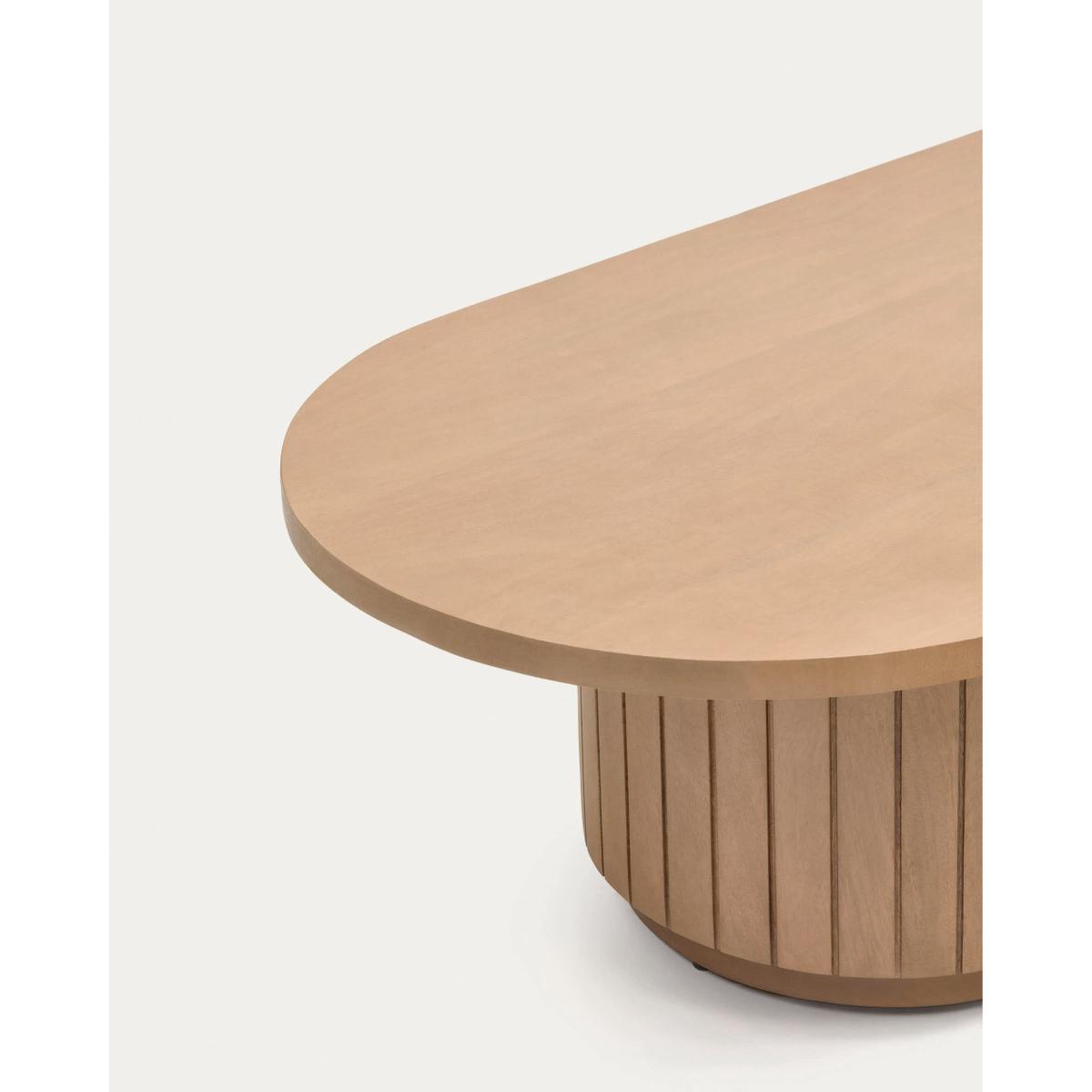 Licia solid mango wood coffee table, 120 x 60 cm – image 3