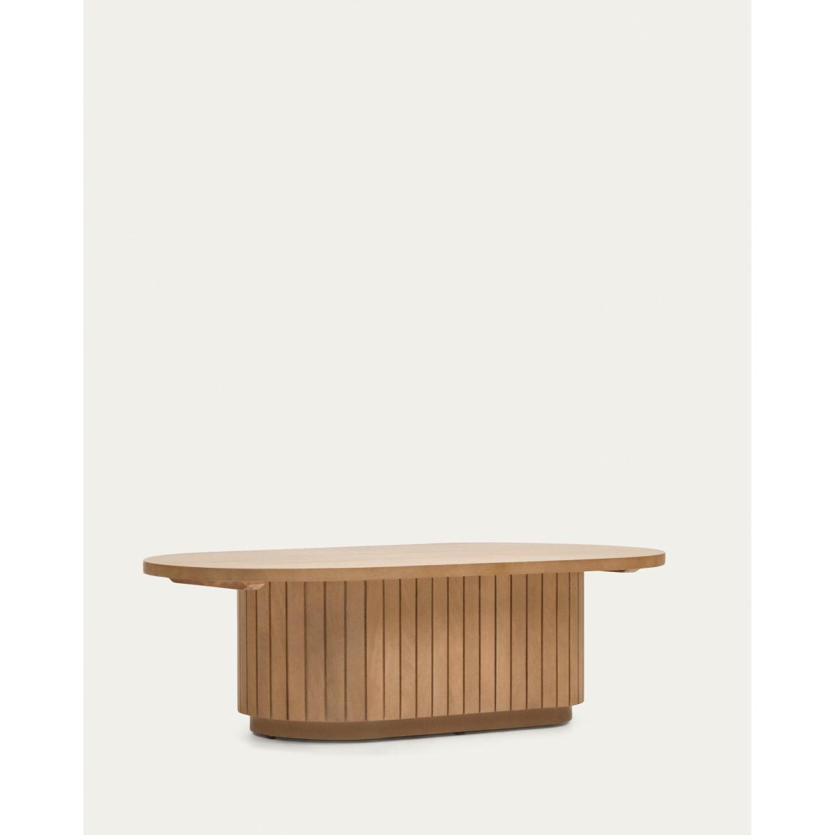 Licia solid mango wood coffee table, 120 x 60 cm – image 5