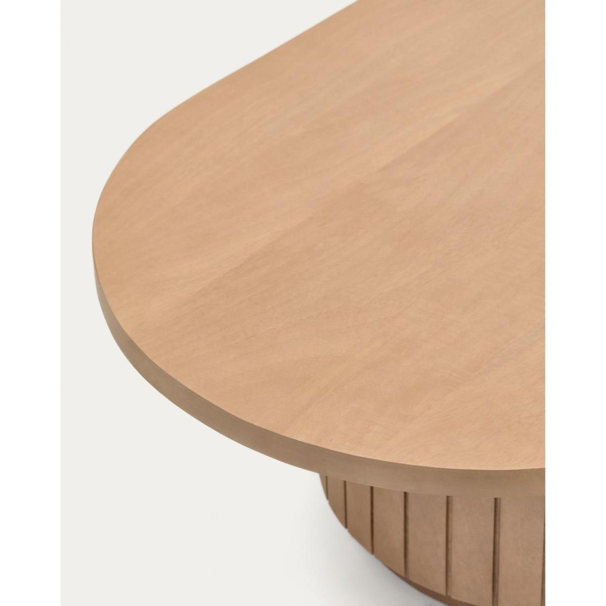 Licia solid mango wood coffee table, 120 x 60 cm – image 6