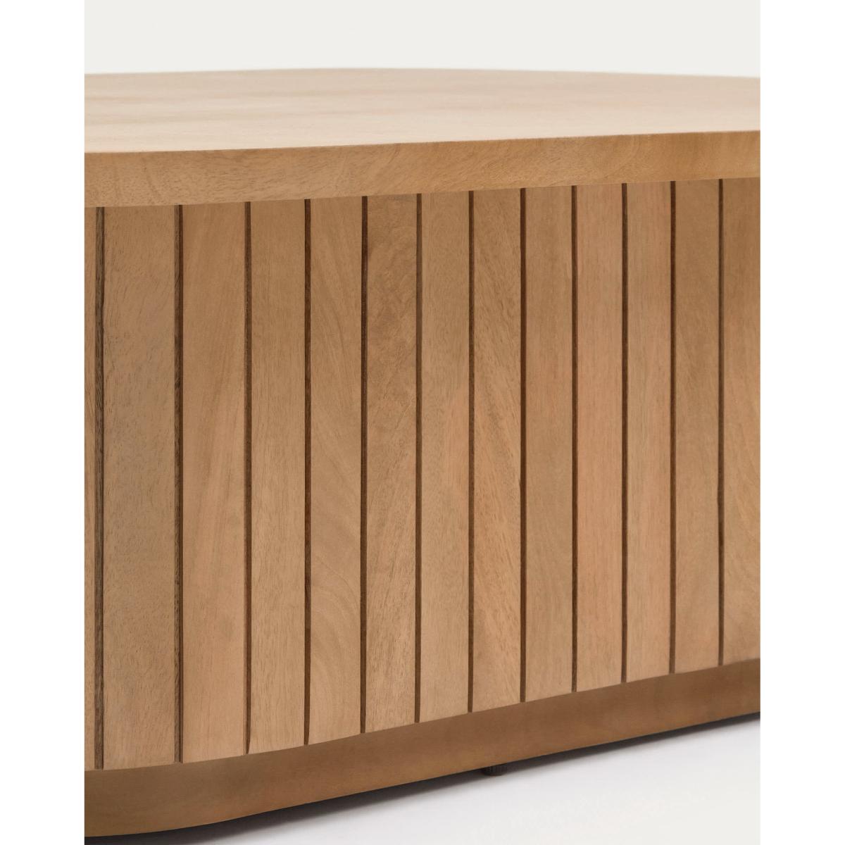 Licia solid mango wood coffee table, 120 x 60 cm – image 7