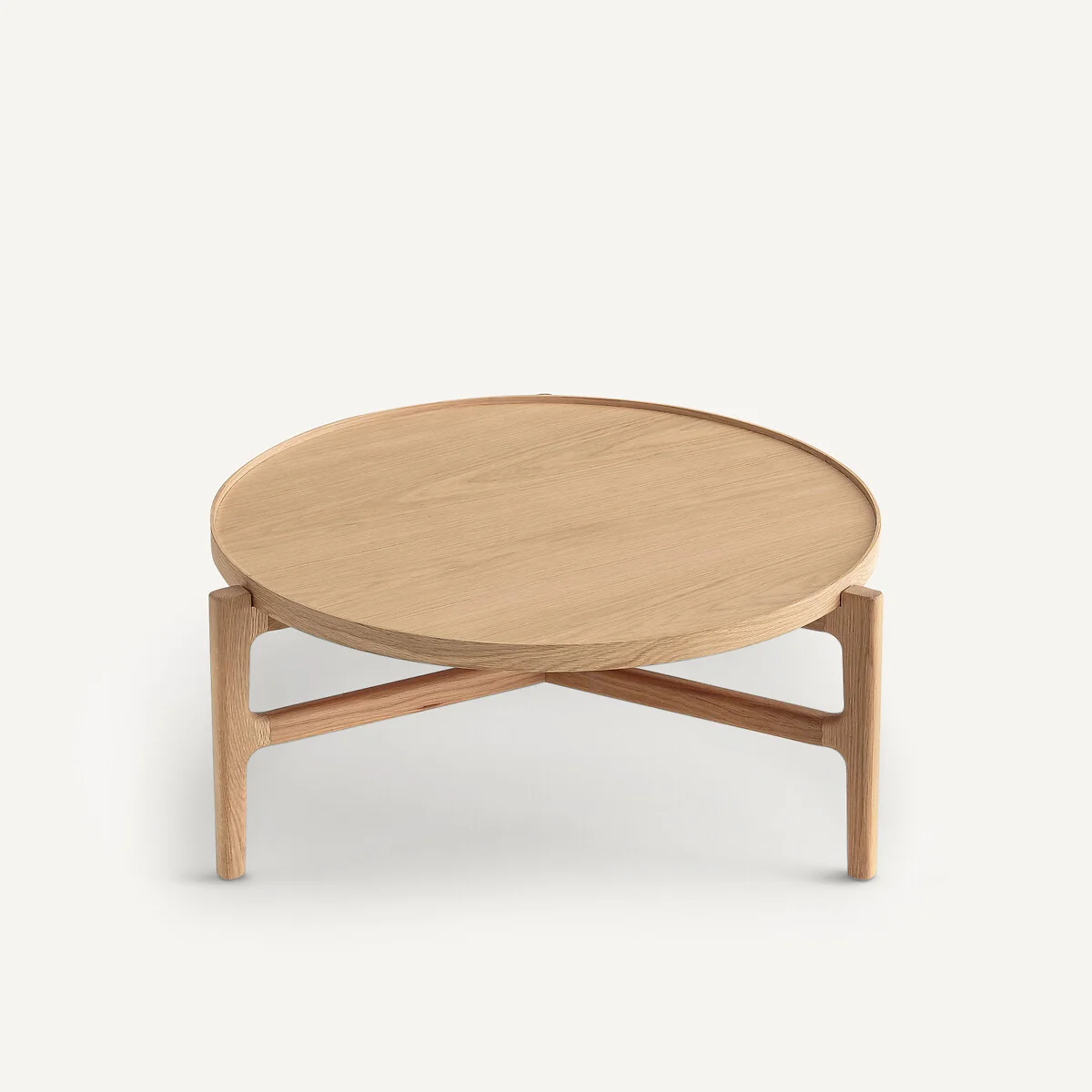 Alyasa Coffee Table in Oak Veneer Diameter 94cm – image 3